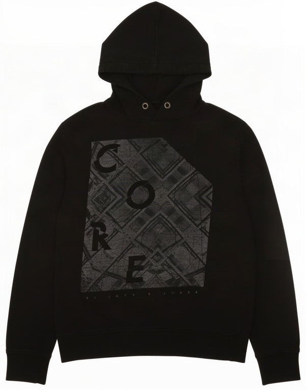 Jack & Jones pentru bărbați cu hanoră grafică Jumper XL bumbac negru