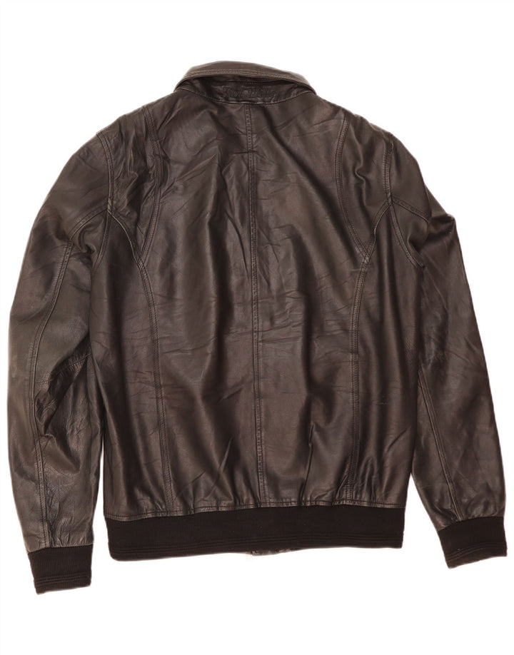 Geacă de piele pentru femei Fred Mello UK 20 2XL din piele neagră