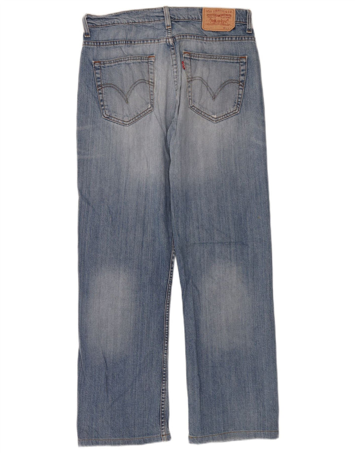 Blugi drepti pentru bărbați Levi's 752 W32 L30 Bumbac albastru