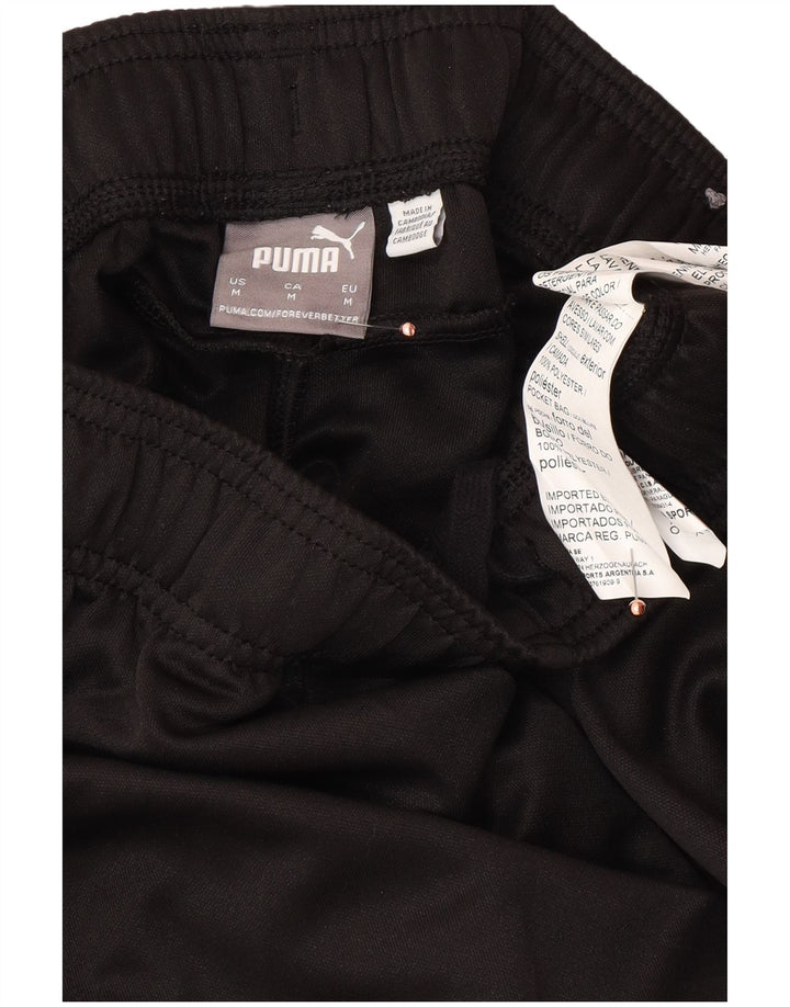 Pantaloni de trening PUMA pentru bărbați, poliester mediu negru