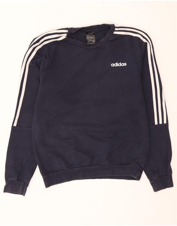 Hanorac pentru bărbați Adidas Jumper mic, bleumarin, bumbac