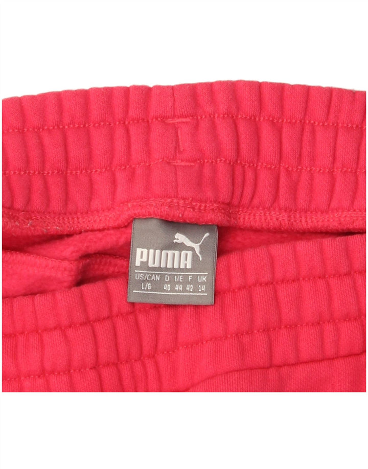 Pantaloni de trening PUMA pentru femei UK 14 Large Pink