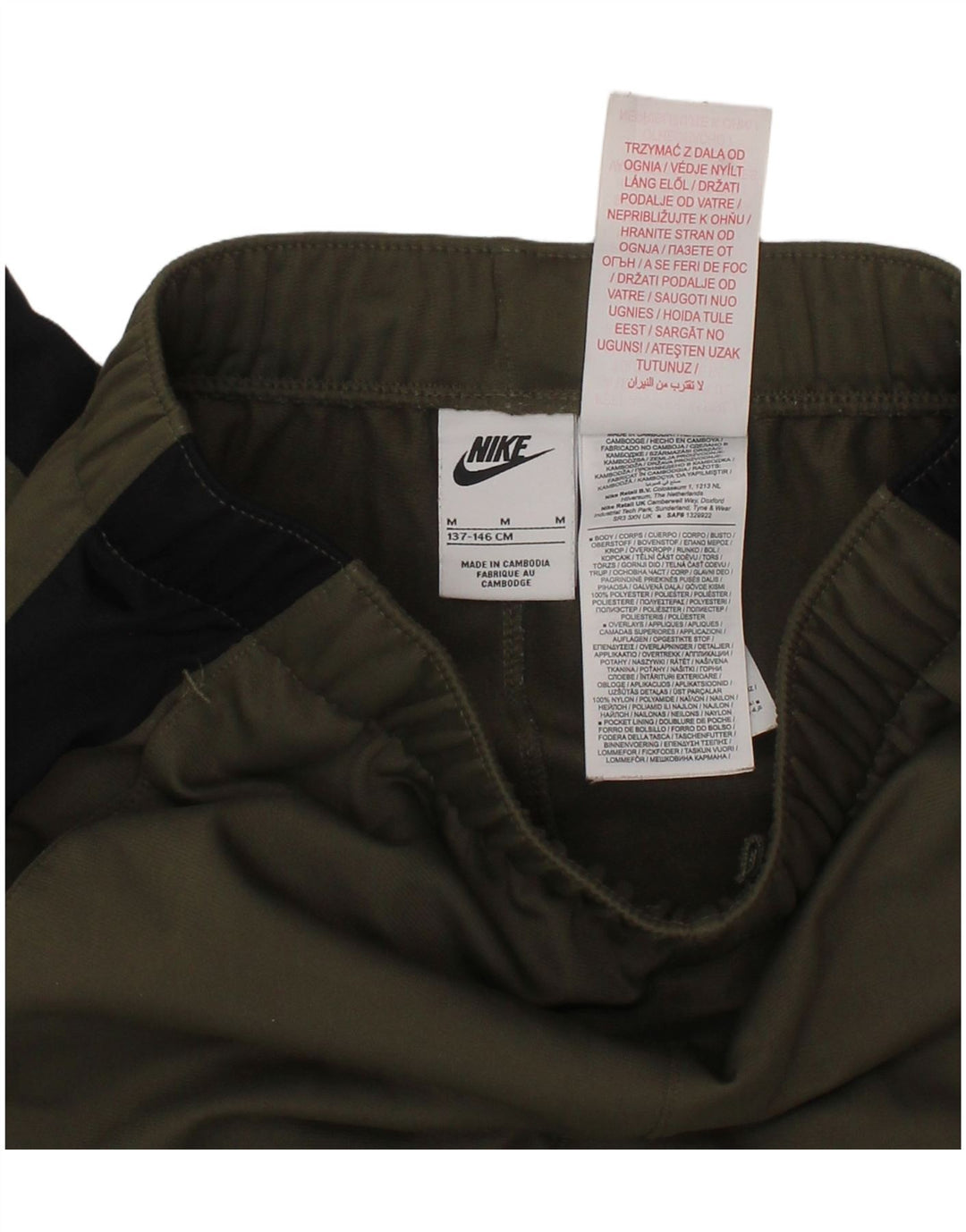 NIKE Fete Climacool Trening Pantaloni Joggeri 10-11 Ani Mediu Kaki