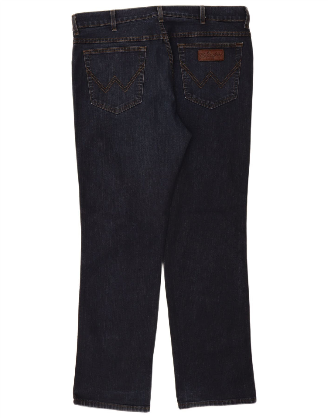 Blugi drepte stretch pentru bărbați Wrangler Texas W38 L32 bumbac bleumarin