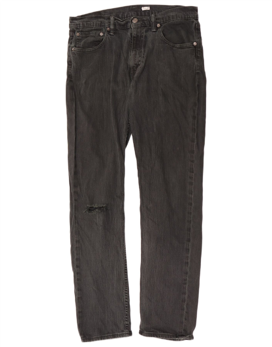 Blugi drepți distressed pentru bărbați Levi's W33 L32 bumbac negru