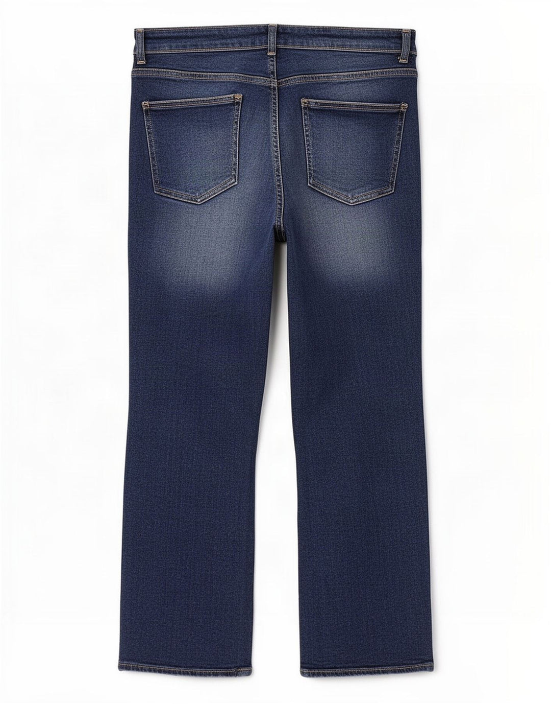 Blugi drepti pentru femei Zara EU 46 2XL W36 L26 Albastru