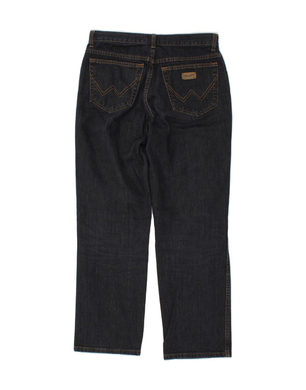 Blugi drepți pentru bărbați WRANGLER W32 L30 bumbac bleumarin