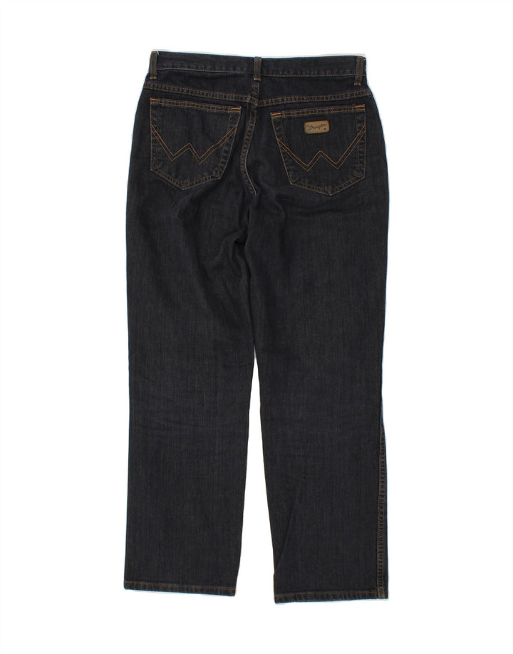 Blugi drepți pentru bărbați WRANGLER W32 L30 bumbac bleumarin