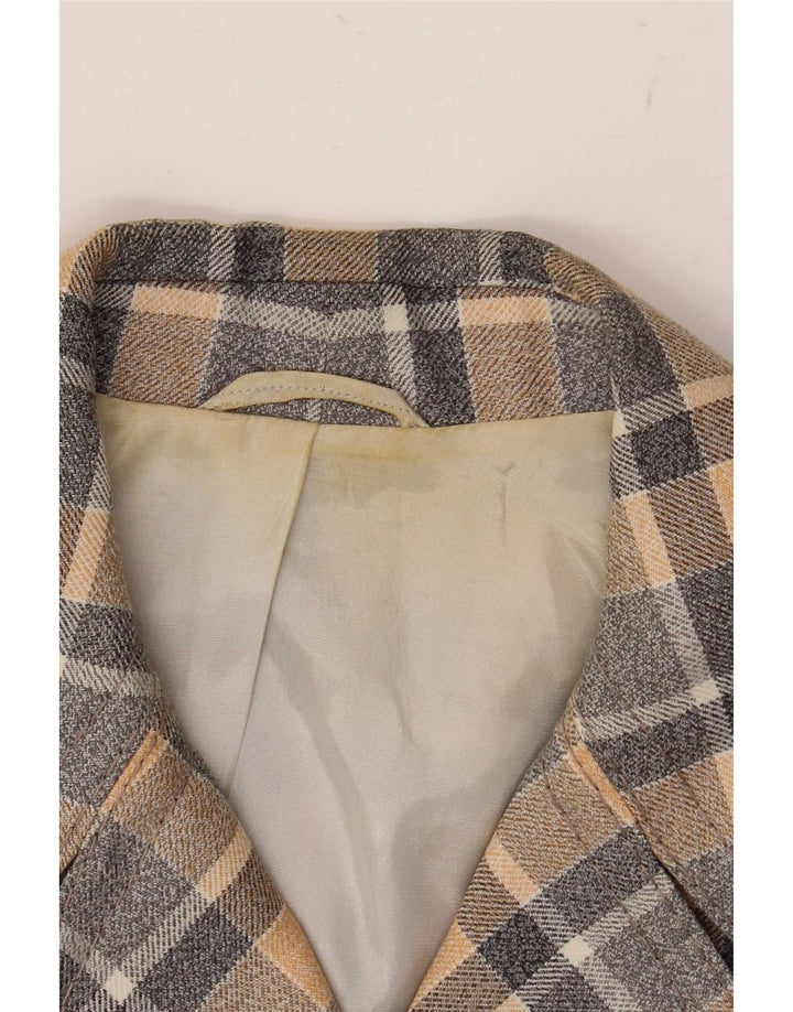 Jachetă Trevira pentru femei, cu 4 nasturi, UK 12, mijlocie, multicoloră