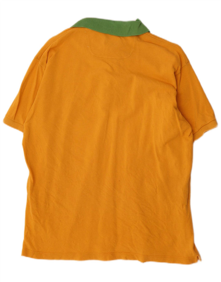 Cămașă polo Brooksfield pentru bărbați IT 52, mare, galben Colorblock