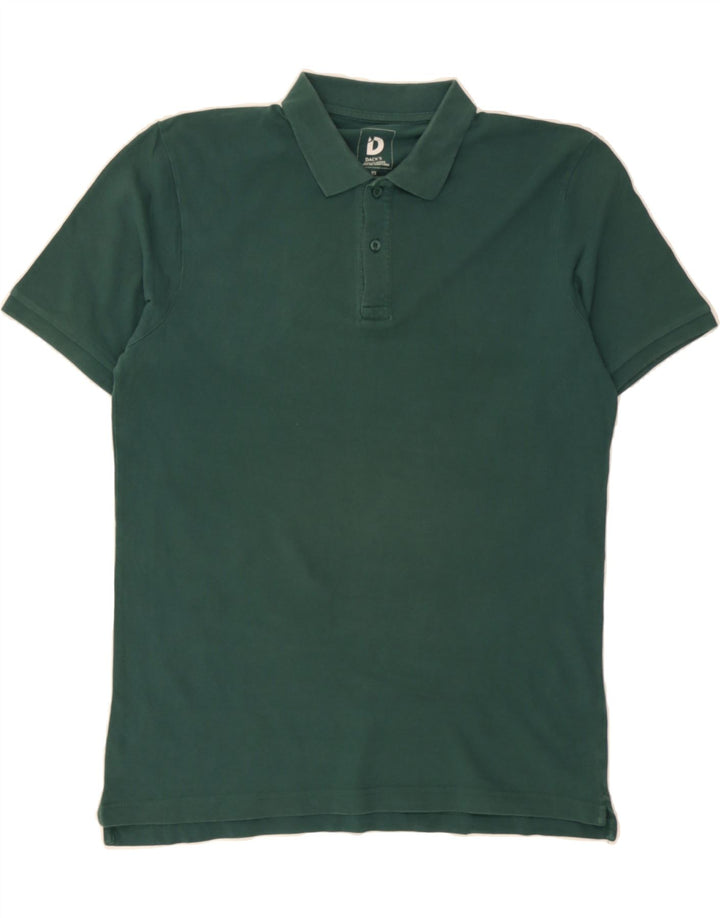 DACK'S Mens Polo Shirt XL Green Cotton Vintage Dack's and Second-Hand Dack's from Messina Hembry 