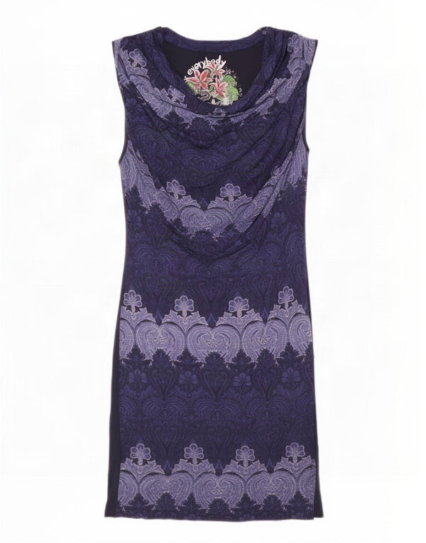 Rochie teacă pentru femei Desigual UK 18 XL Bleumarin Paisley