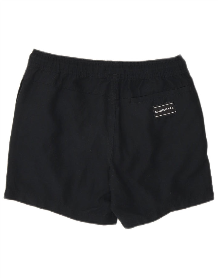 Pantaloni scurți de înot Quiksilver băieți 11-12 ani poliester negru mediu