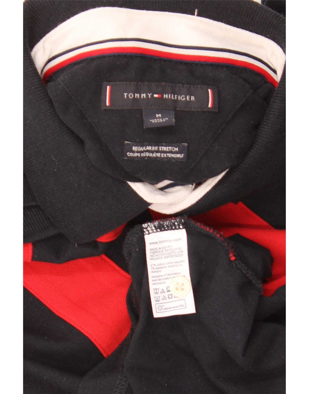 Cămașă polo Tommy Hilfiger pentru bărbați, cu o formă regulată, albastru bleumarin mediu