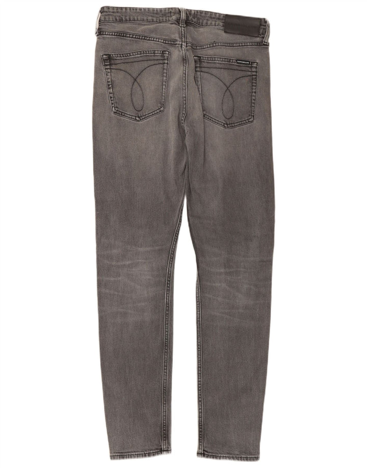 Blugi slim pentru bărbați Calvin Klein W33 L32 bumbac gri