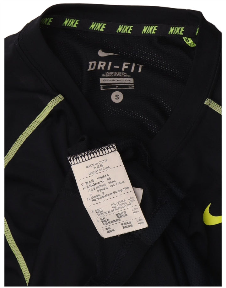 Tricou pentru bărbați Nike Dri Fit Top mic, albastru bleumarin, poliester