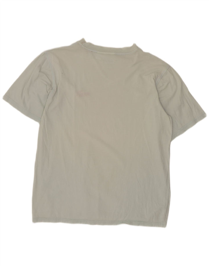 Tricou cu mânecă scurtă Puma pentru bărbați, top din bumbac albastru mediu