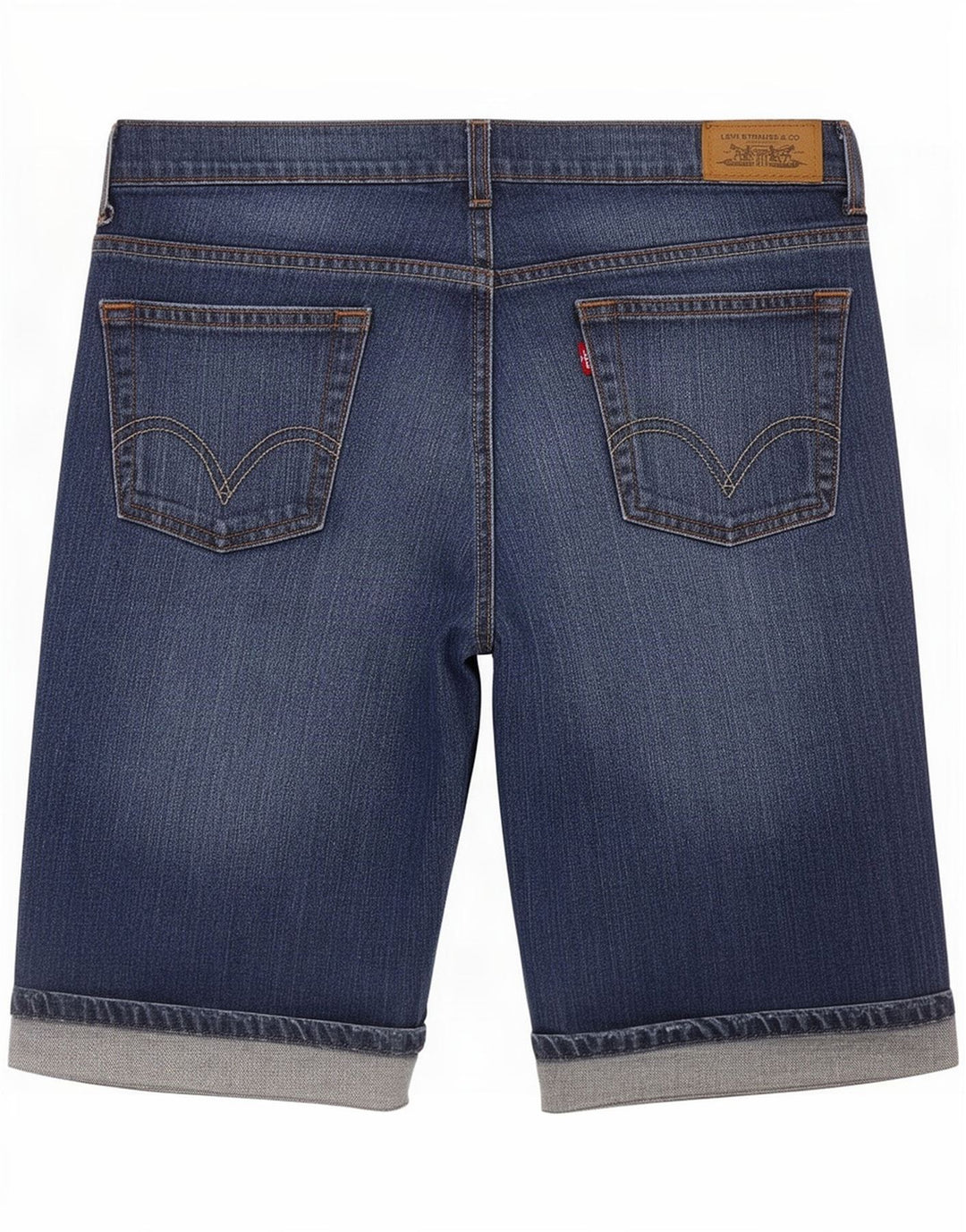 Pantaloni scurți Levi's 515 Denim US 8 Medium W30 Bumbac albastru