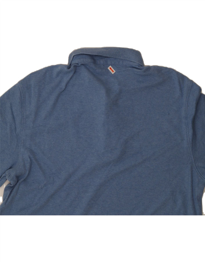 IZOD Mens Polo Shirt Medium Blue Cotton Vintage Izod and Second-Hand Izod from Messina Hembry 