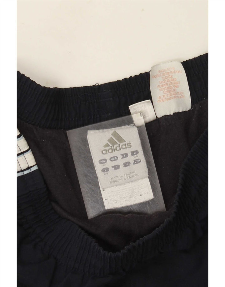 Pantaloni de trening Adidas pentru bărbați, poliester mediu albastru bleumarin