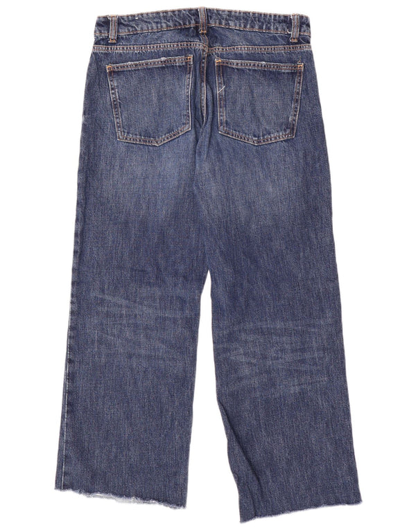 Blugi pentru femei Zara cu picioare late EU 40 Medium W30 L29 Bumbac albastru