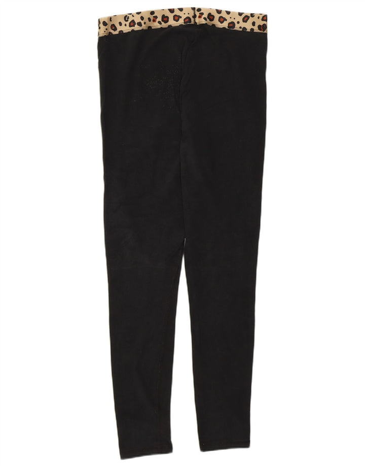 Leggings grafic Champion pentru femei UK 12 Medium Black Animal Print