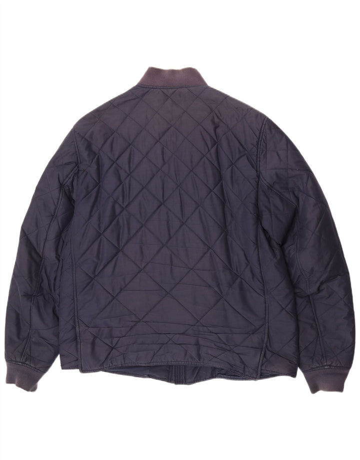 Jachetă matlasată Lacoste pentru bărbați IT 56 3XL poliester bleumarin