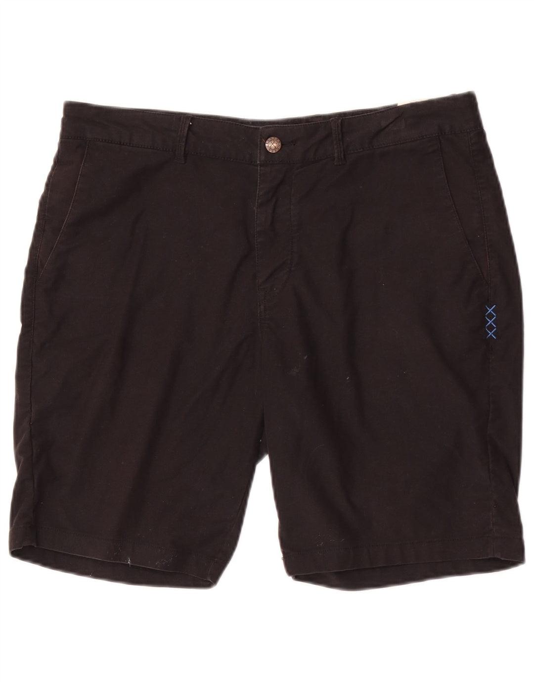 Scotch & Soda Pantaloni scurți chino pentru bărbați W32, bumbac negru mare