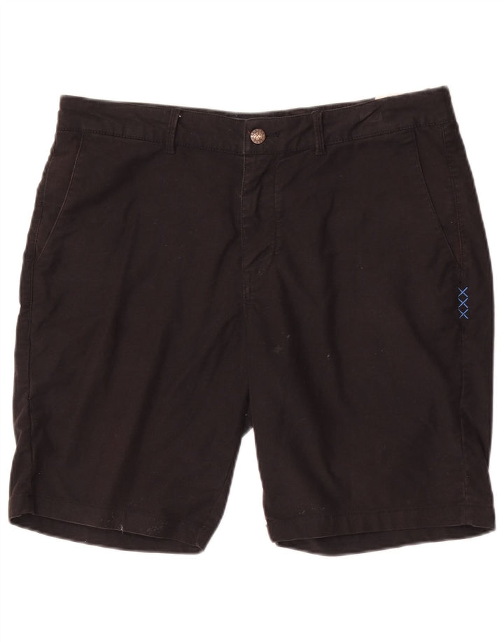Scotch & Soda Pantaloni scurți chino pentru bărbați W32, bumbac negru mare