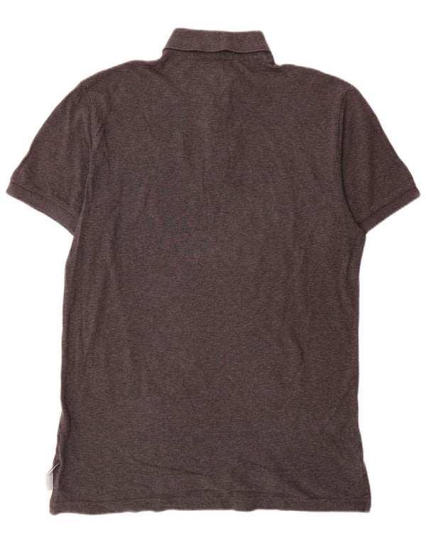Tricou polo Tommy Hilfiger pentru bărbați, bumbac, gri mediu