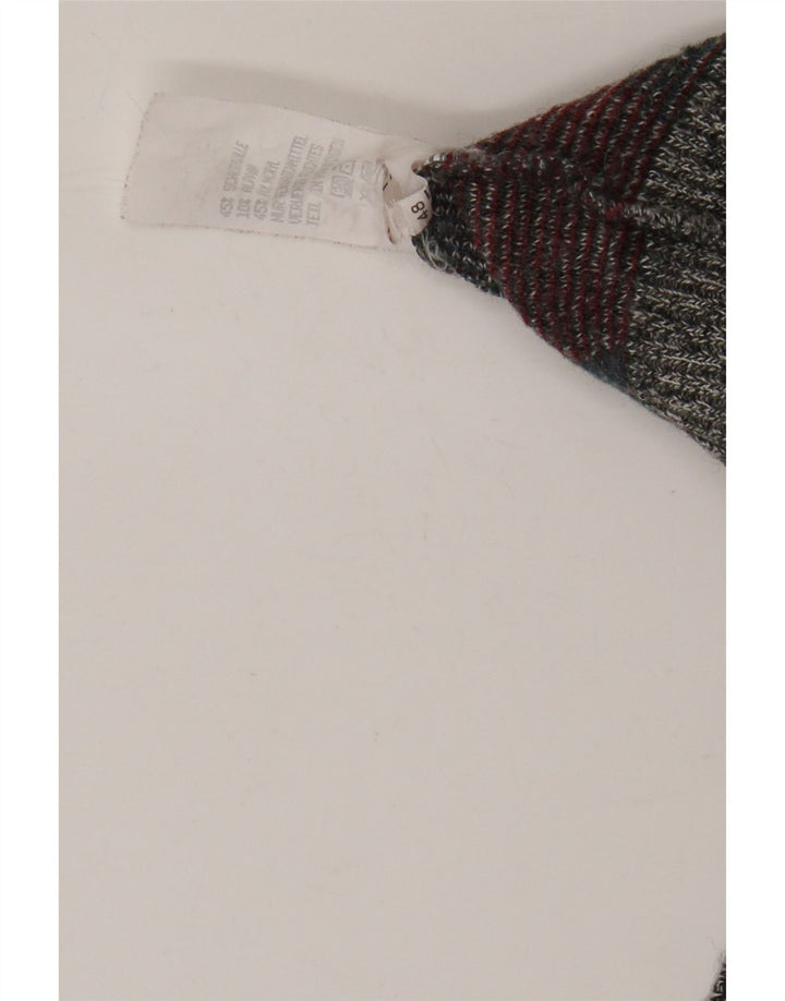 Pulover VINTAGE pentru bărbați cu gât roșu IT 48 Medium Multicolor