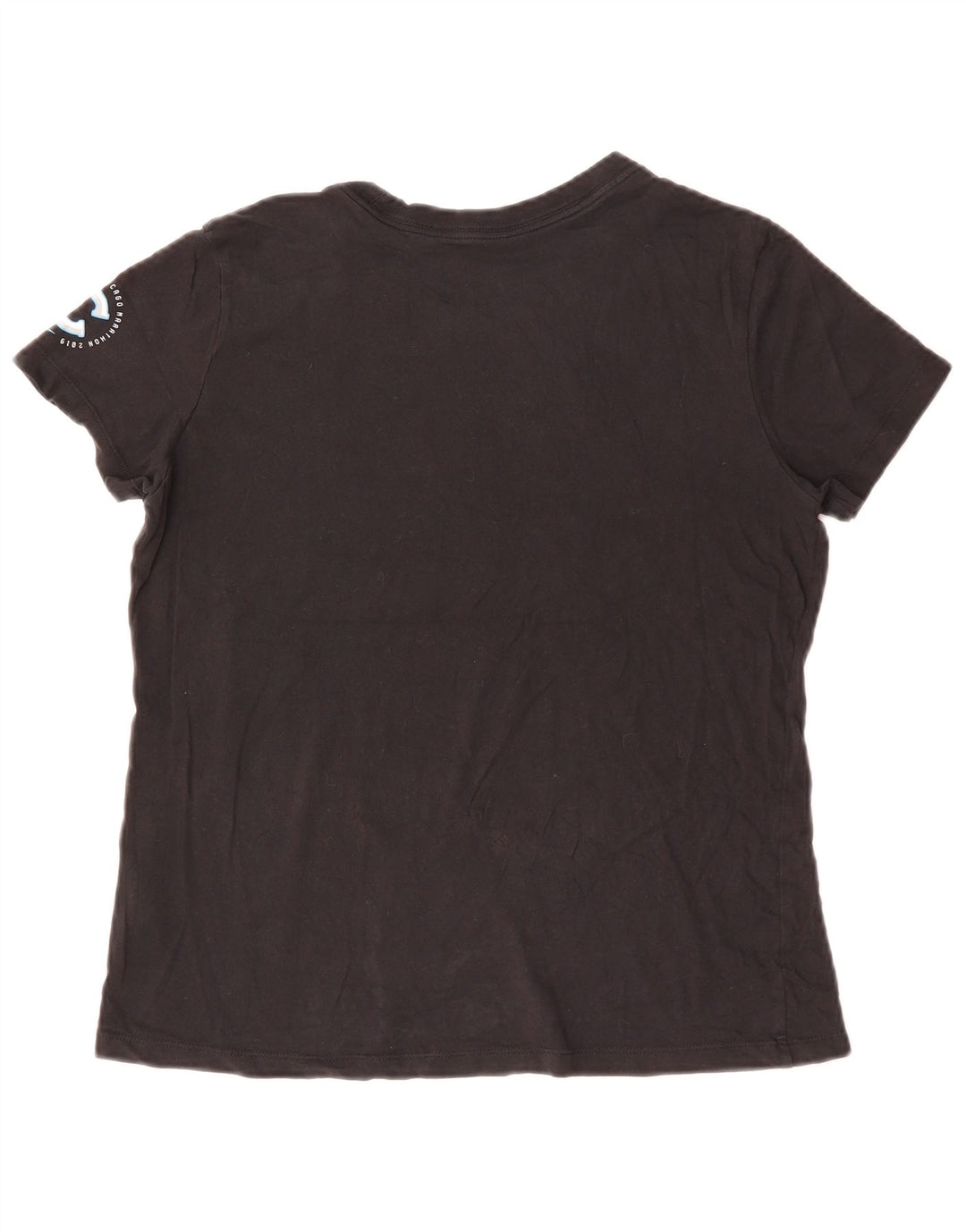 Tricou grafic NIKE Dri Fit pentru femei Top UK 16, mare, negru, bumbac