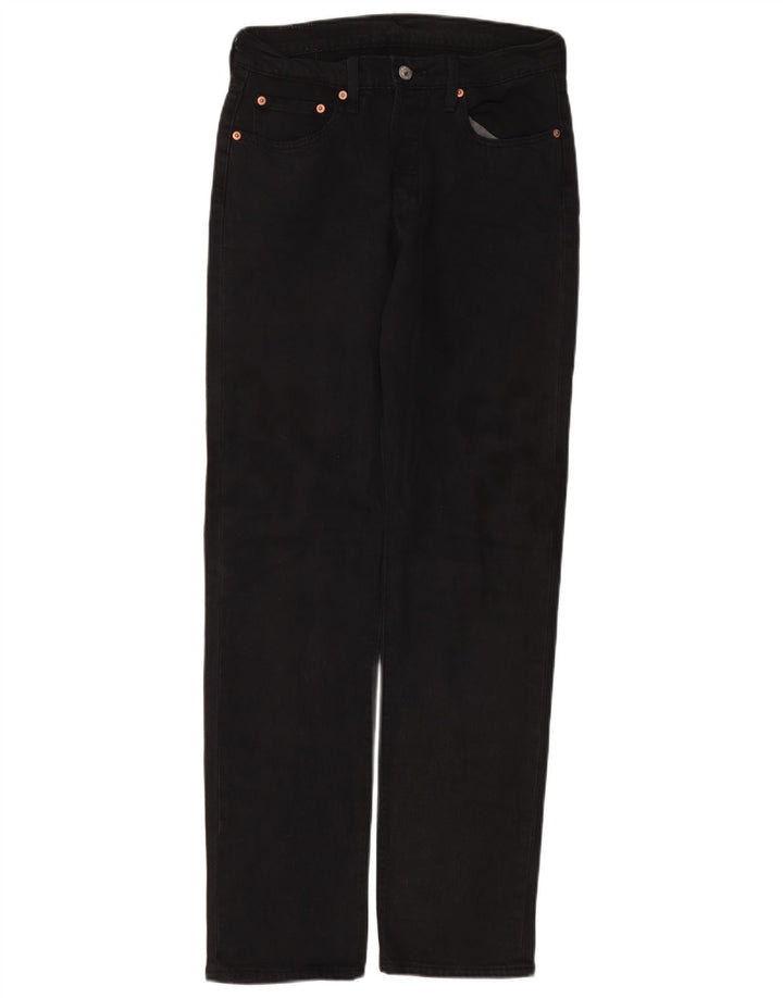 LEVI'S Blugi 501 drepti pentru bărbați W29 L32 bumbac negru