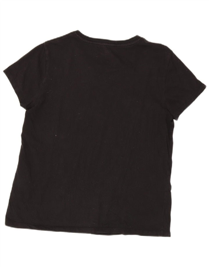 Tricou cu grafic supradimensionat pentru femei Levi's Top UK 14 Medium Black Bumbac