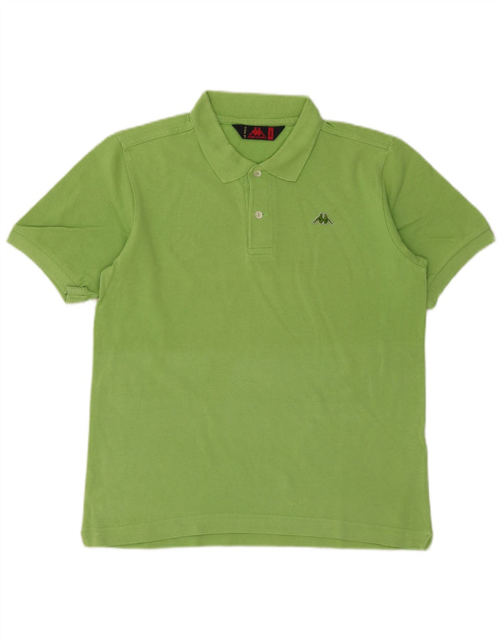 Cămașă polo pentru bărbați Kappa Bumbac verde mic