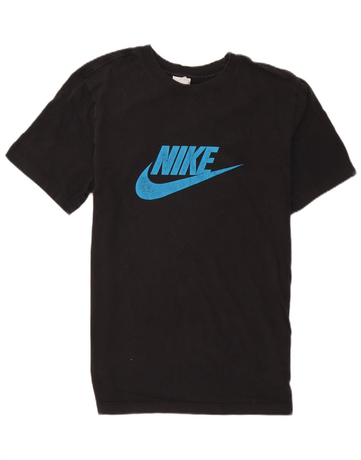 Tricou grafic Nike pentru bărbați Top mic, negru, bumbac