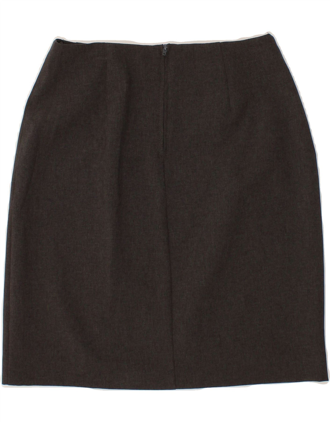 BENETTON Womens Pencil Skirt IT 42 Medium W28  Grey Polyester Vintage Benetton and Second-Hand Benetton from Messina Hembry 