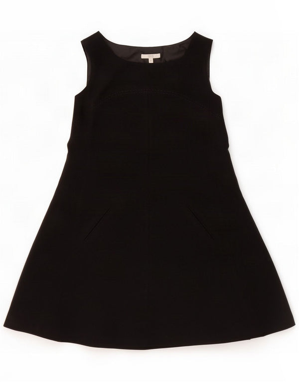 Marks & Spencer Rochie A-Line fără mâneci pentru femei UK 12 Medium Black Poliester