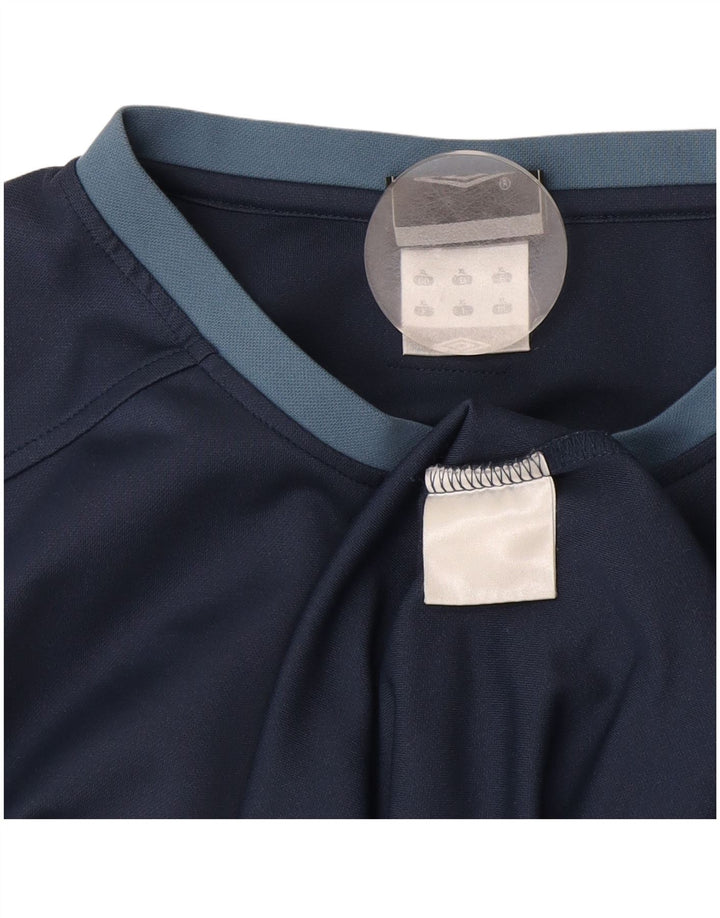 Tricou grafic pentru bărbați Umbro Top XL Bleumarin Poliester color bloc