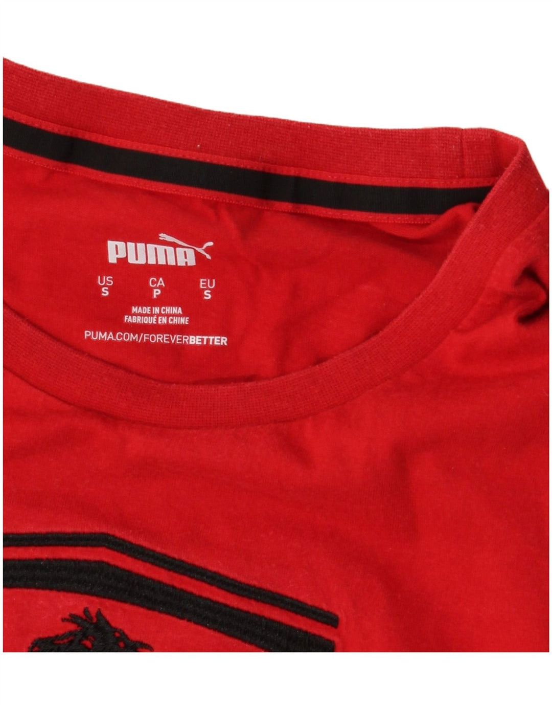 Tricou grafic PUMA Ferrari pentru bărbați Top mic roșu