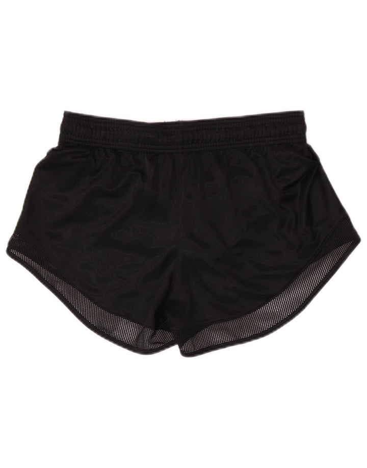 Pantaloni scurți sport Nike Dri Fit pentru femei UK 10, poliester negru mic