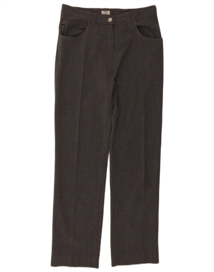 Pantaloni casual drepti pentru femei Armani L30 L28 poliester gri
