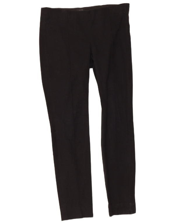 Cos Womens Skinny Casual Trousers EU 42 Large W34 L34 Black Cotton