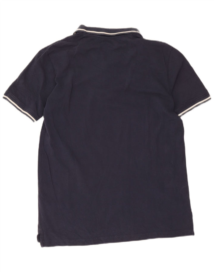 Tricou polo pentru bărbați Dack's, bumbac, albastru bleumarin mediu