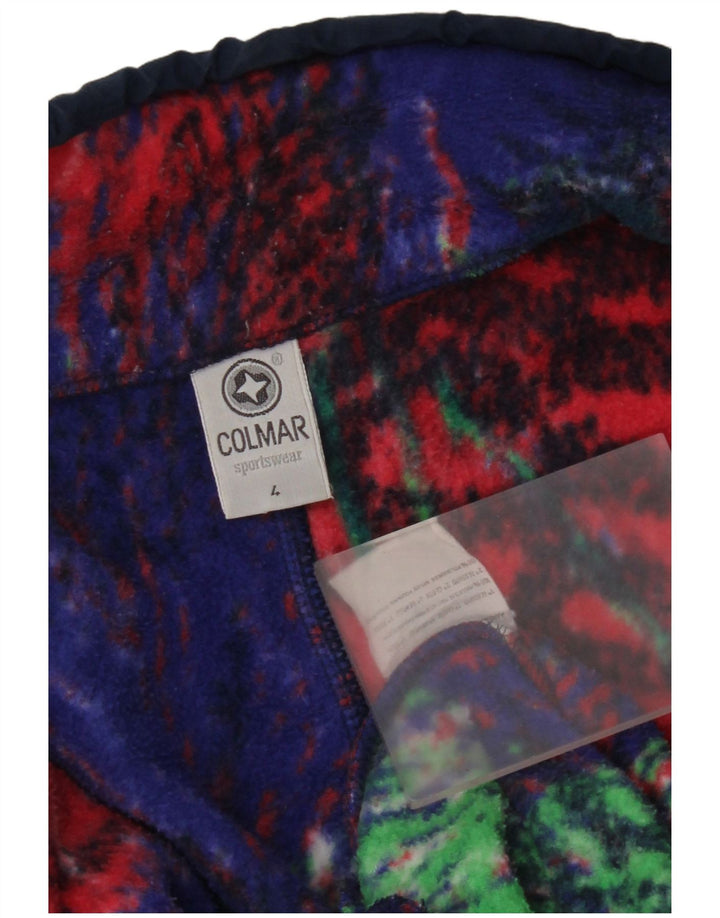 Pulover Colmar pentru bărbați, cu gât cu nasturi, XL, poliester floral multicolor