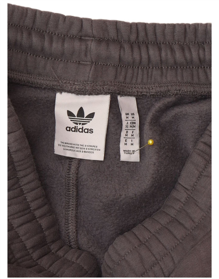 Pantaloni de trening Adidas pentru bărbați Joggeri din bumbac gri mediu