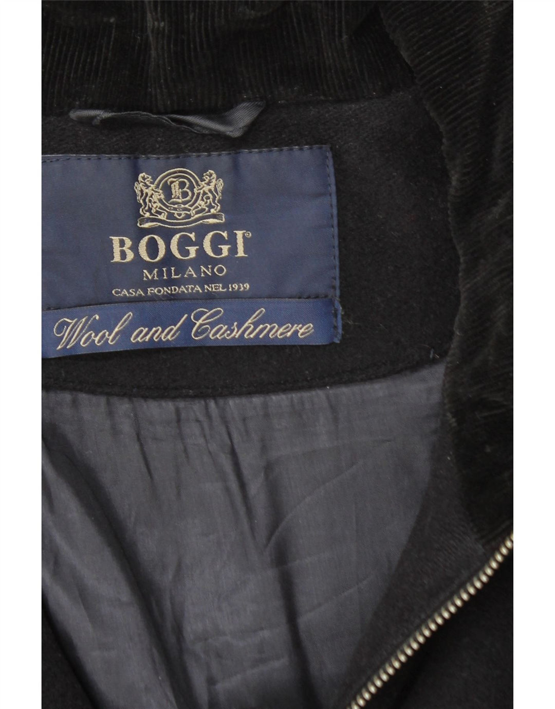 Pardesiu pentru bărbați BOGGI UK 38 Medium Negru Lână