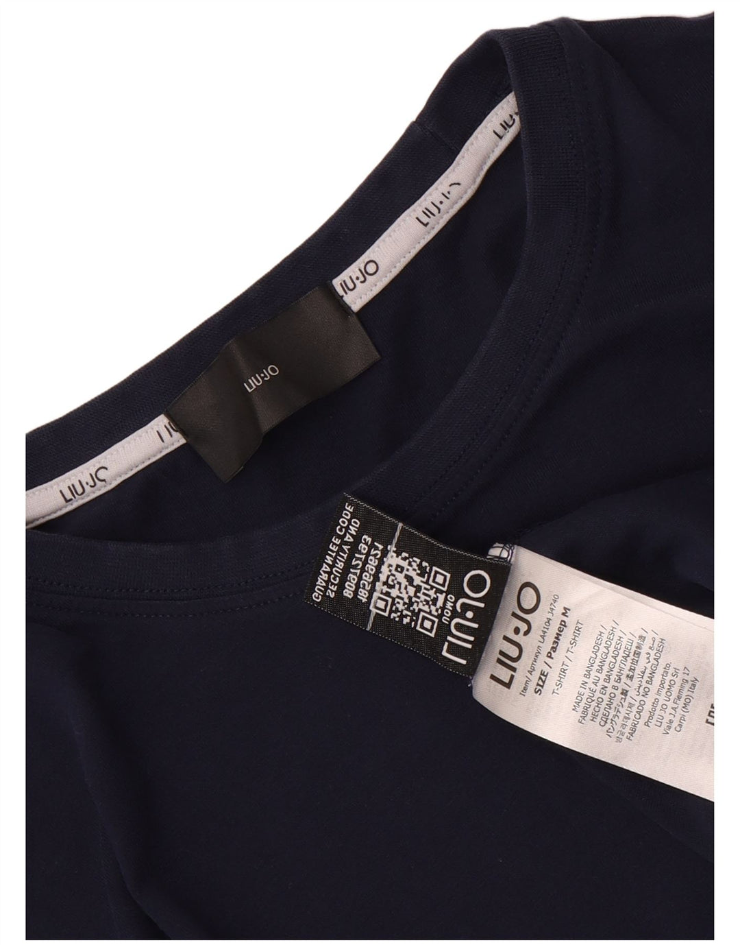Tricou Bărbați Liu Jo Top Mediu Bleumarin Bumbac
