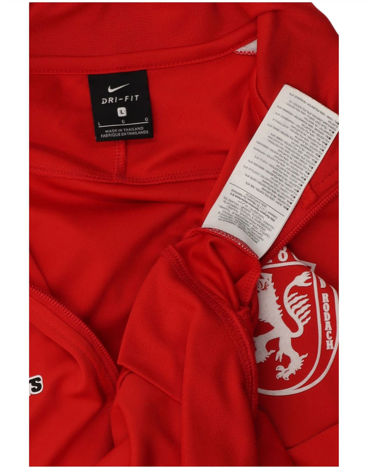 Jachetă de trening NIKE Dri Fit Graphic pentru bărbați, mare, roșu