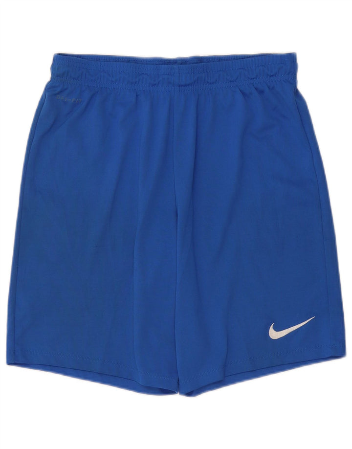 Pantaloni scurți sport Nike Dri Fit pentru bărbați, poliester albastru mediu